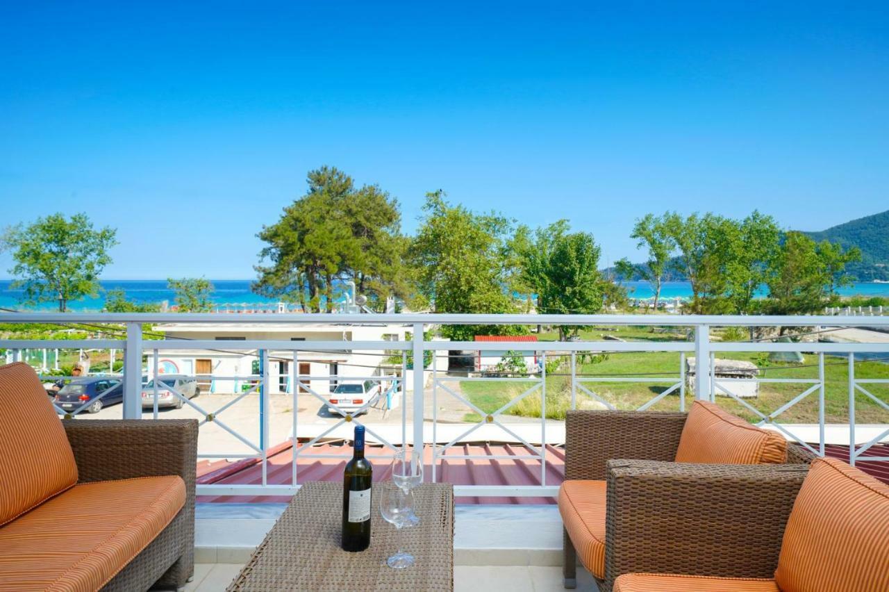 L&K Apartment Golden Beach Chrisi Ammoudia Exterior foto